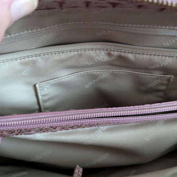 Brahmin small Finley Pink Icing Melbourne bag. - Picture 5 of 8